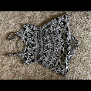 Printed romper